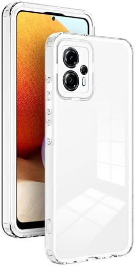 Motorola Moto G13 / G23 Hoesje Schokbestendig Transparant Wit afbeelding 1