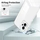 Motorola Moto G13 / G23 Hoesje Schokbestendig Transparant Wit afbeelding 2