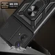 Motorola Moto G73 Hoesje met Camera Slider en Kickstand Ring Zwart afbeelding 3