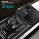 Motorola Moto G72 Hoesje met Camera Slider en Kickstand Ring Zwart afbeelding 7
