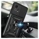 Motorola Moto G72 Hoesje met Camera Slider en Kickstand Ring Rood afbeelding 4