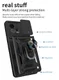 Motorola Moto G72 Hoesje met Camera Slider en Kickstand Ring Rood afbeelding 8