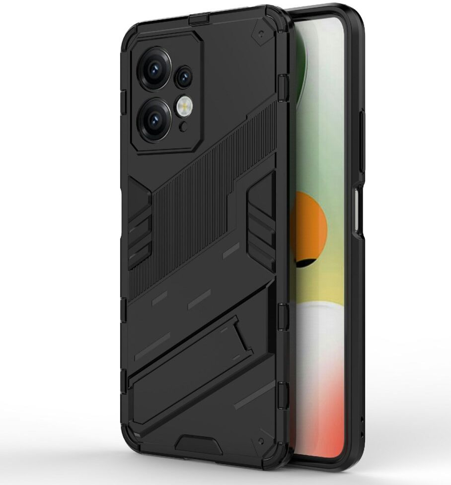 Xiaomi Redmi Note 12 Hoesje Shockproof Kickstand Back Cover Zwart afbeelding 1