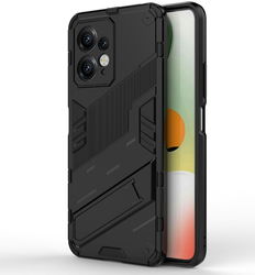 Xiaomi Redmi Note 12 Hoesje Shockproof Kickstand Back Cover Zwart afbeelding