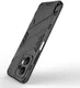 Xiaomi Redmi Note 12 Hoesje Shockproof Kickstand Back Cover Zwart afbeelding 4