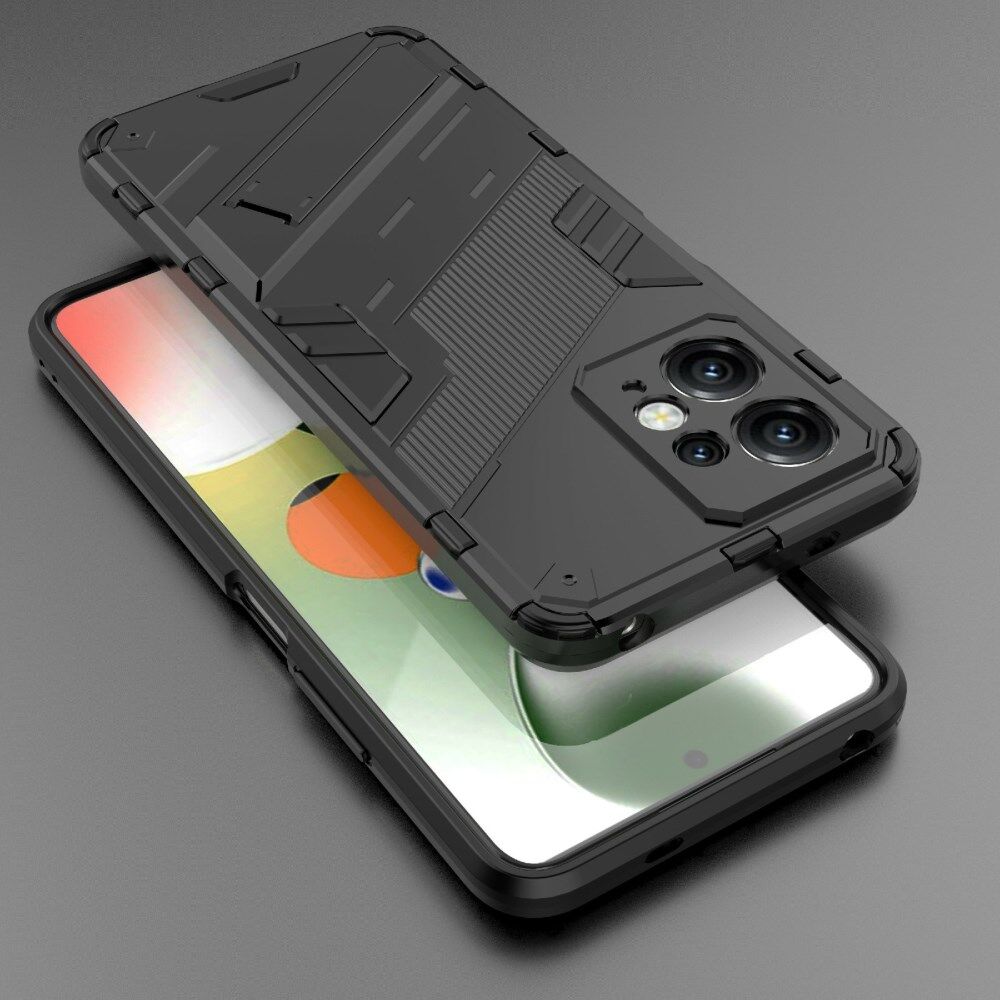 Xiaomi Redmi Note 12 Hoesje Shockproof Kickstand Back Cover Zwart afbeelding 6