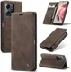 CaseMe 013 Xiaomi Redmi Note 12 Hoesje Book Case met Pasjeshouder Coffee afbeelding 2