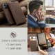CaseMe 013 Xiaomi Redmi Note 12 Hoesje Book Case met Pasjeshouder Coffee afbeelding 6