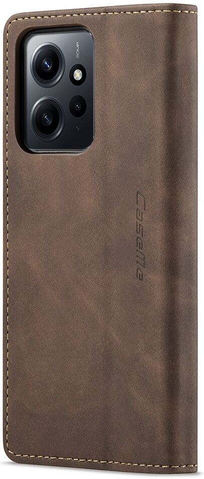 CaseMe 013 Xiaomi Redmi Note 12 Hoesje Book Case met Pasjeshouder Coffee afbeelding 9