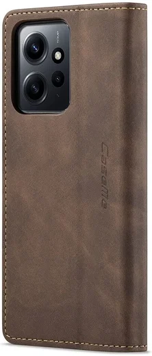 CaseMe 013 Xiaomi Redmi Note 12 Hoesje Book Case met Pasjeshouder Coffee afbeelding 9