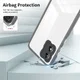 Motorola Moto E13 Hoesje Schokbestendig Transparant Zwart afbeelding 2