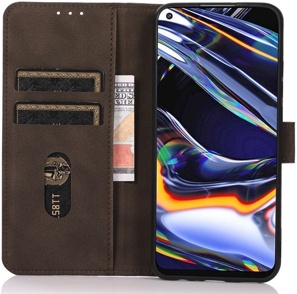 KHAZNEH Google Pixel 8 Hoesje Kunstleer Wallet Book Case Bruin afbeelding 1