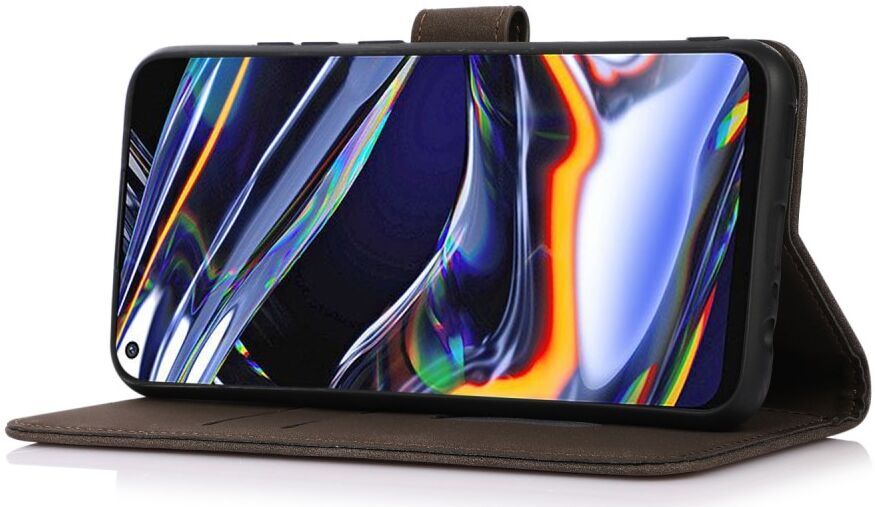 KHAZNEH Google Pixel 8 Hoesje Kunstleer Wallet Book Case Bruin afbeelding 3