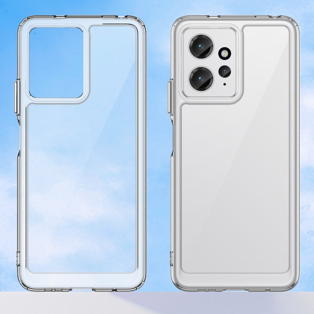 Xiaomi Redmi Note 12 Hoesje Acryl Back Cover Transparant afbeelding 2