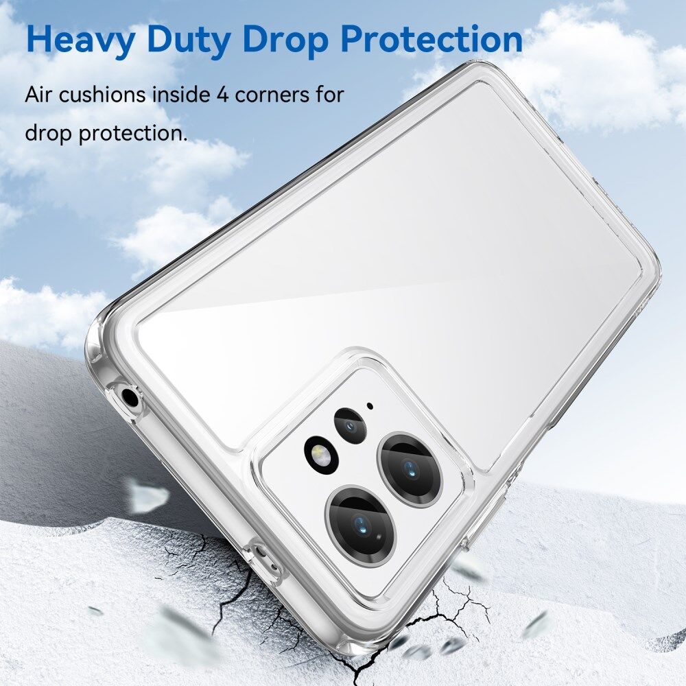 Xiaomi Redmi Note 12 Hoesje Acryl Back Cover Transparant afbeelding 3