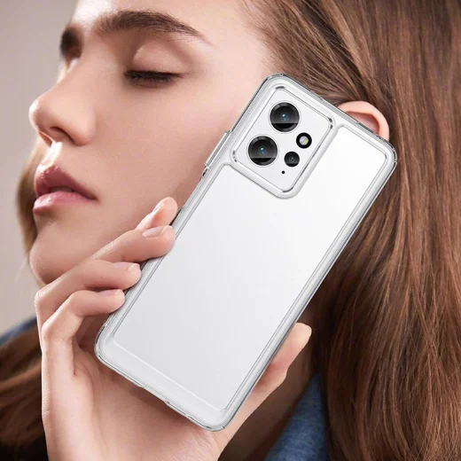 Xiaomi Redmi Note 12 Hoesje Acryl Back Cover Transparant afbeelding 7