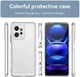 Xiaomi Redmi Note 12 Hoesje Acryl Back Cover Transparant afbeelding 8
