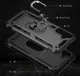 Samsung Galaxy A24 Hoesje Magnetische Kickstand Ring Back Cover Zwart afbeelding 6
