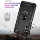 Samsung Galaxy A24 Hoesje Magnetische Kickstand Ring Back Cover Zwart afbeelding 7