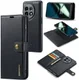 DG Ming OnePlus 11 Hoesje Retro Wallet Book Case Zwart afbeelding 2