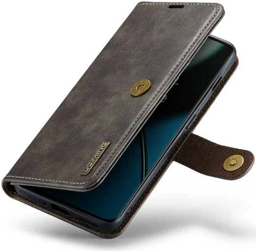 DG Ming OnePlus 11 Hoesje Retro Wallet Book Case Grijs afbeelding 7