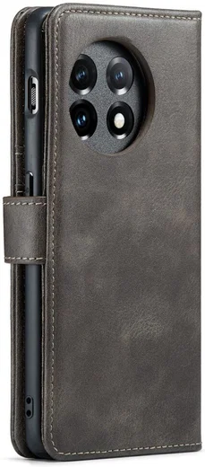 DG Ming OnePlus 11 Hoesje Retro Wallet Book Case Grijs afbeelding 9