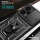 Xiaomi Redmi Note 12 Pro Plus Hoesje Camera Slider Kickstand Blauw afbeelding 6