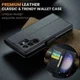 CaseMe 023 Samsung Galaxy S23 Ultra Hoesje Book Case Zwart afbeelding 11