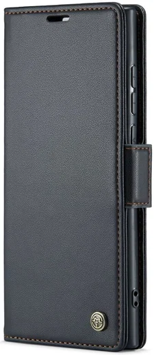 CaseMe 023 Samsung Galaxy S23 Ultra Hoesje Book Case Zwart afbeelding 2