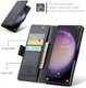 CaseMe 023 Samsung Galaxy S23 Ultra Hoesje Book Case Zwart afbeelding 5