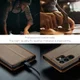 CaseMe 023 Samsung Galaxy S23 Ultra Hoesje Book Case Bruin afbeelding 10