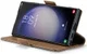 CaseMe 023 Samsung Galaxy S23 Ultra Hoesje Book Case Bruin afbeelding 15