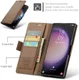 CaseMe 023 Samsung Galaxy S23 Ultra Hoesje Book Case Bruin afbeelding 5