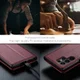 CaseMe 023 Samsung Galaxy S23 Ultra Hoesje Book Case Rood afbeelding 11