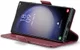 CaseMe 023 Samsung Galaxy S23 Ultra Hoesje Book Case Rood afbeelding 15