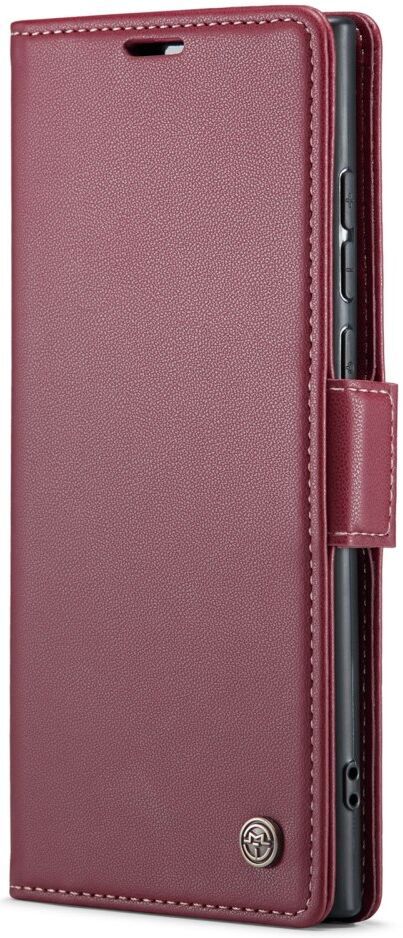 CaseMe 023 Samsung Galaxy S23 Ultra Hoesje Book Case Rood afbeelding 2