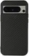 Google Pixel 8 Pro Hoesje Carbon Kunstleer Coating Back Cover Zwart afbeelding 1