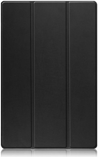 Samsung Galaxy Tab S8 Ultra Hoes Tri-Fold Book Case Standaard Zwart afbeelding 10