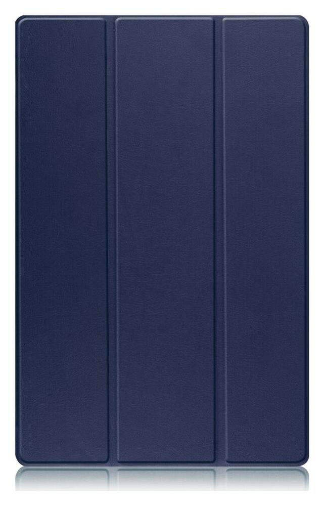 Samsung Galaxy Tab S8 Ultra Hoes Tri-Fold Book Case Standaard Blauw afbeelding 10