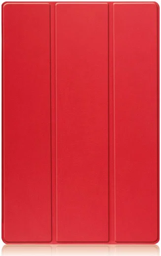 Samsung Galaxy Tab S8 Ultra Hoes Tri-Fold Book Case Standaard Rood afbeelding 10
