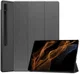 Samsung Galaxy Tab S8 Ultra Hoes Tri-Fold Book Case Standaard Grijs afbeelding 1