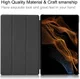 Samsung Galaxy Tab S8 Ultra Hoes Tri-Fold Book Case Standaard Grijs afbeelding 4