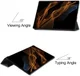 Samsung Galaxy Tab S8 Ultra Hoes Tri-Fold Book Case Standaard Grijs afbeelding 5