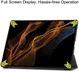 Samsung Galaxy Tab S8 Ultra Hoes Tri-Fold Book Case Standaard Grijs afbeelding 6