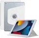 Apple iPad 10.2/iPad Pro 10.5 Hoes Tri-Fold Book Case Kunstleer Wit afbeelding 1