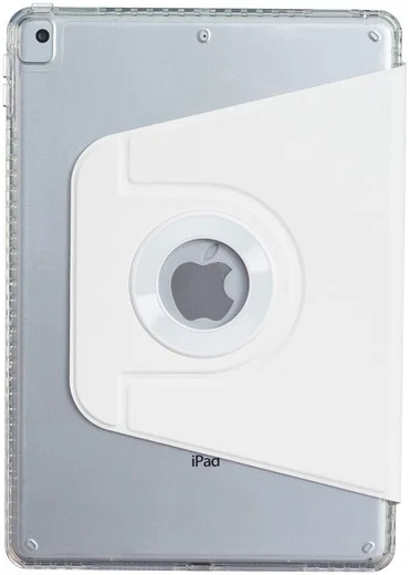 Apple iPad 10.2/iPad Pro 10.5 Hoes Tri-Fold Book Case Kunstleer Wit afbeelding 9