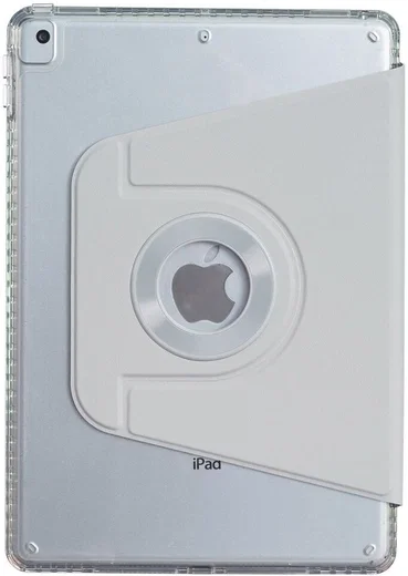 Apple iPad 10.2/iPad Pro 10.5 Hoes Tri-Fold Book Case Kunstleer Grijs afbeelding 9