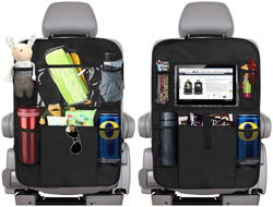 Universele Autostoel Tablethouder Tas / Organizer met Opbergvakken afbeelding