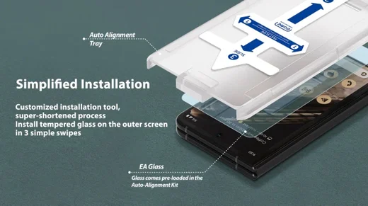 Whitestone All In One Pack Google Pixel Fold Bescherm Set (2+2+2 Pack) afbeelding 7