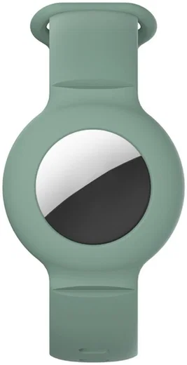 Apple AirTag Horloge Bandje voor Kinderen Siliconen Groen afbeelding 4